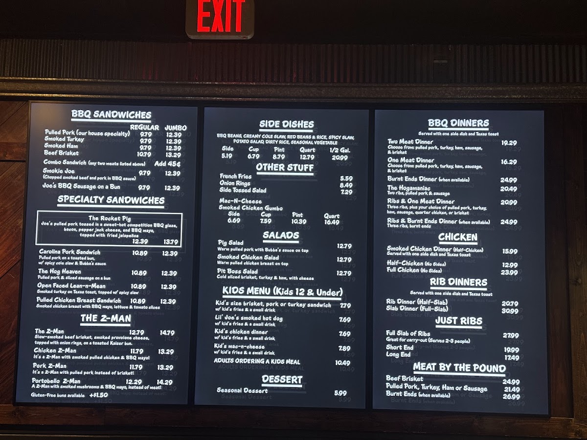 Menu Joe's Kc Bbq-1