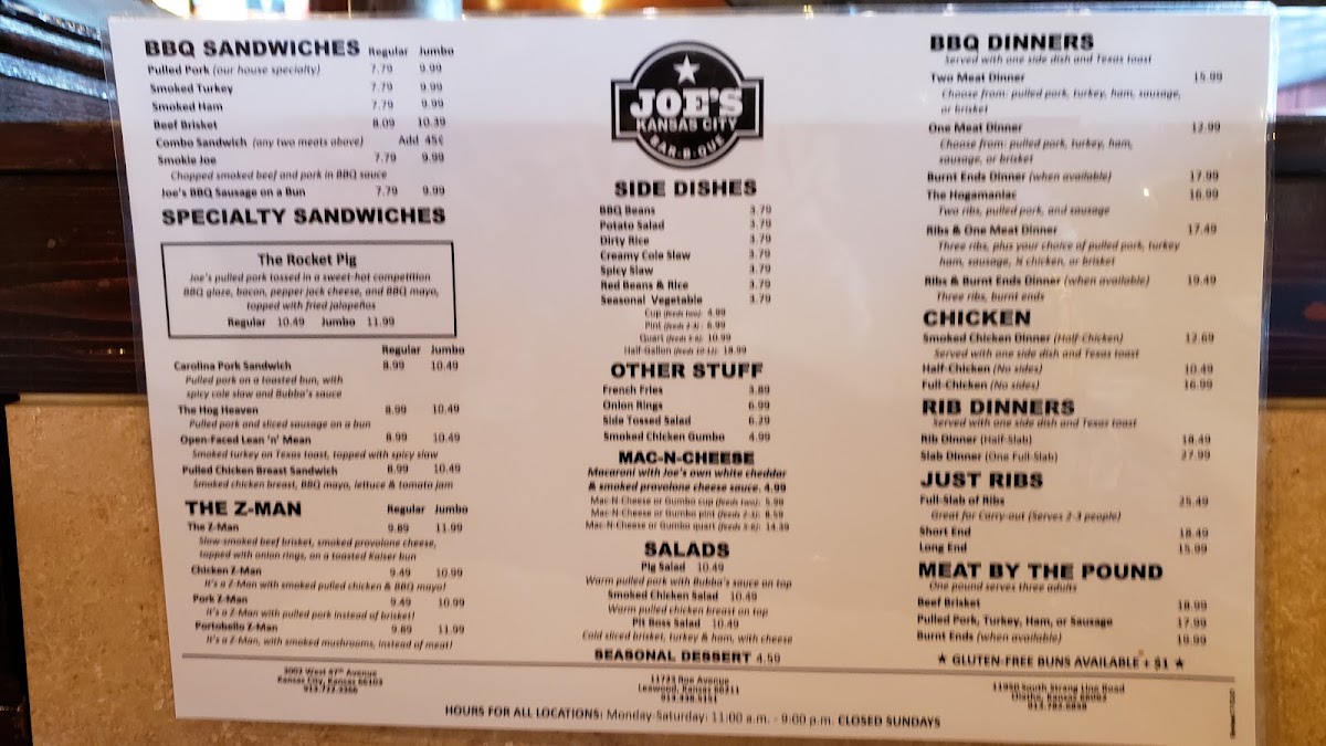 Menu Joe's Kc Bbq-10