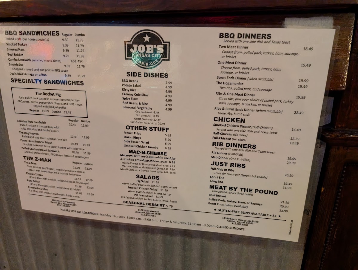 Menu Joe's Kc Bbq-7