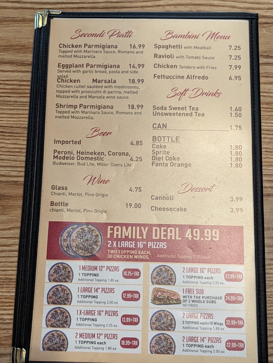 Menu Joe's Place-3