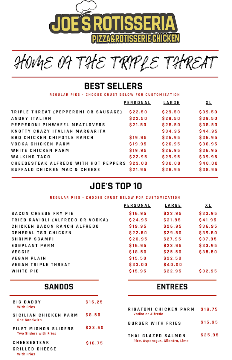 Menu Joe's Rotisseria-3