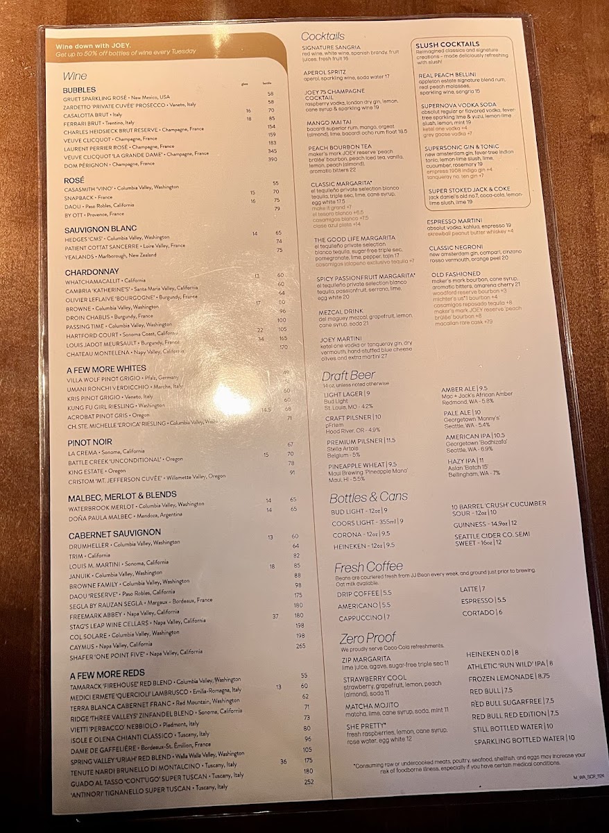 Menu Joey Southcenter-1
