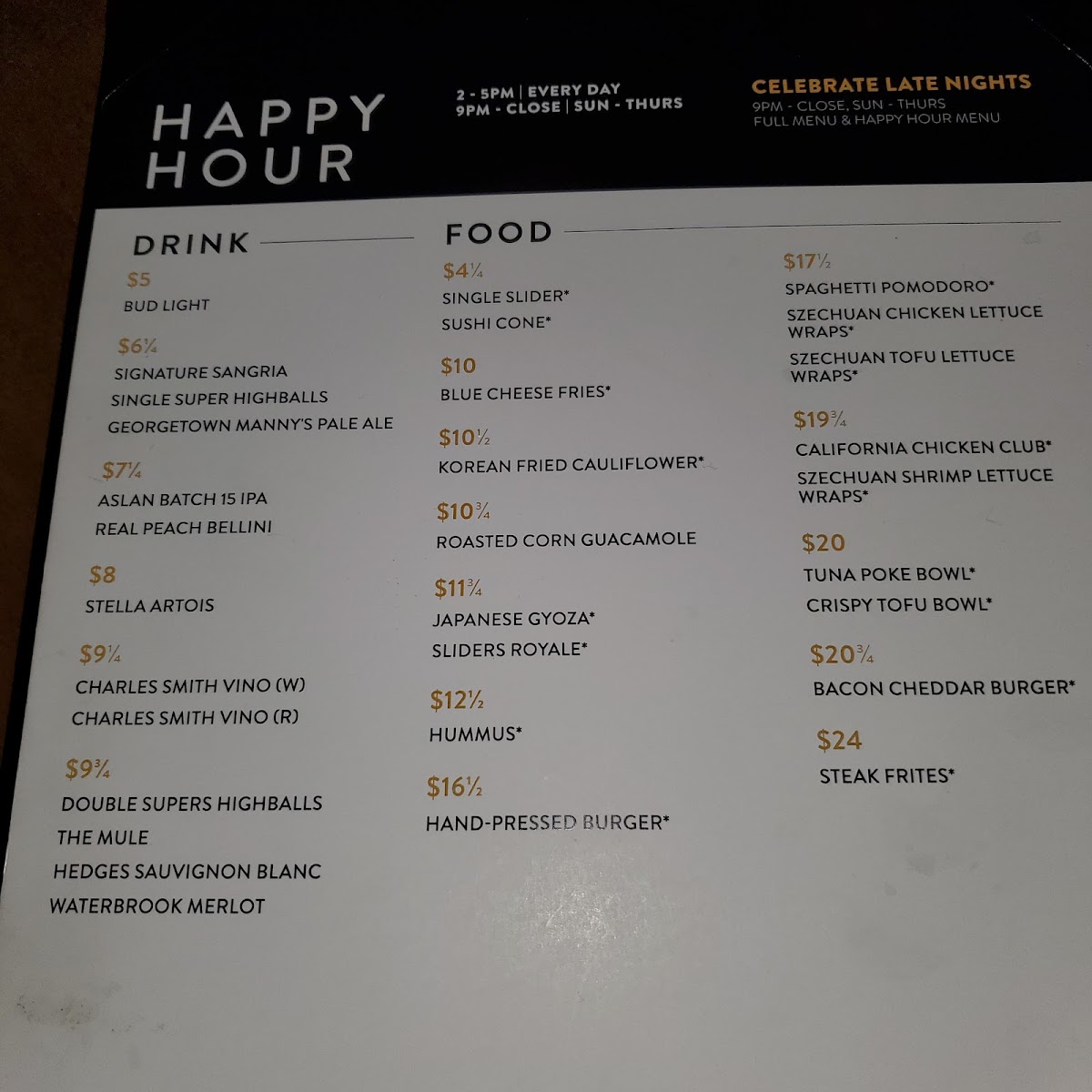 Menu Joey Southcenter-10