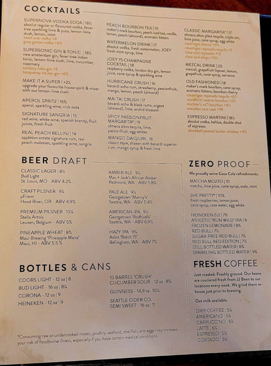 Menu Joey Southcenter-4