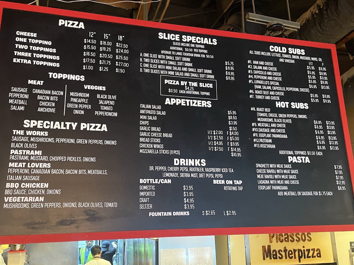 Menu Joey’S Pizza-1