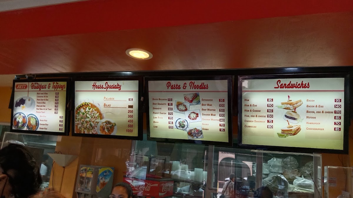 Menu Joey's Restaurant Café-2