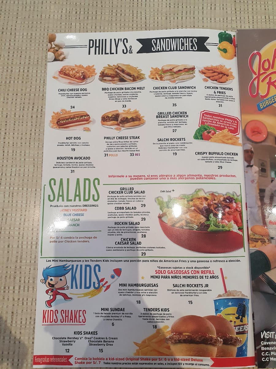 Menu Johnny Rockets-9