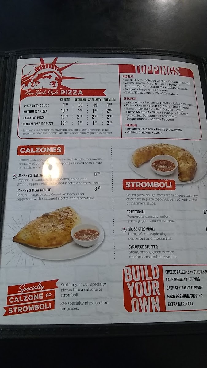 Menu Johnny's New York Style Pizza-3