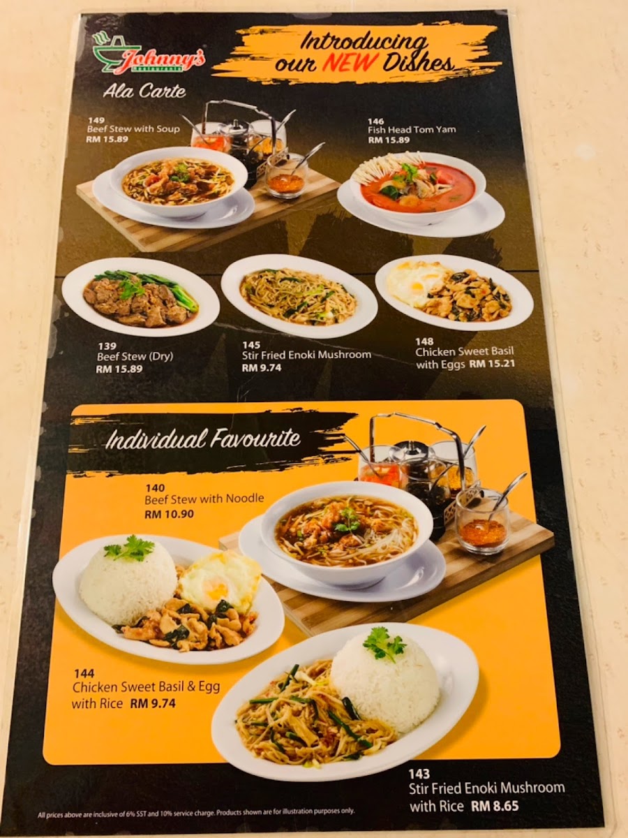 Menu Johnny's Restaurant Summit Usj, Subang Jaya-3