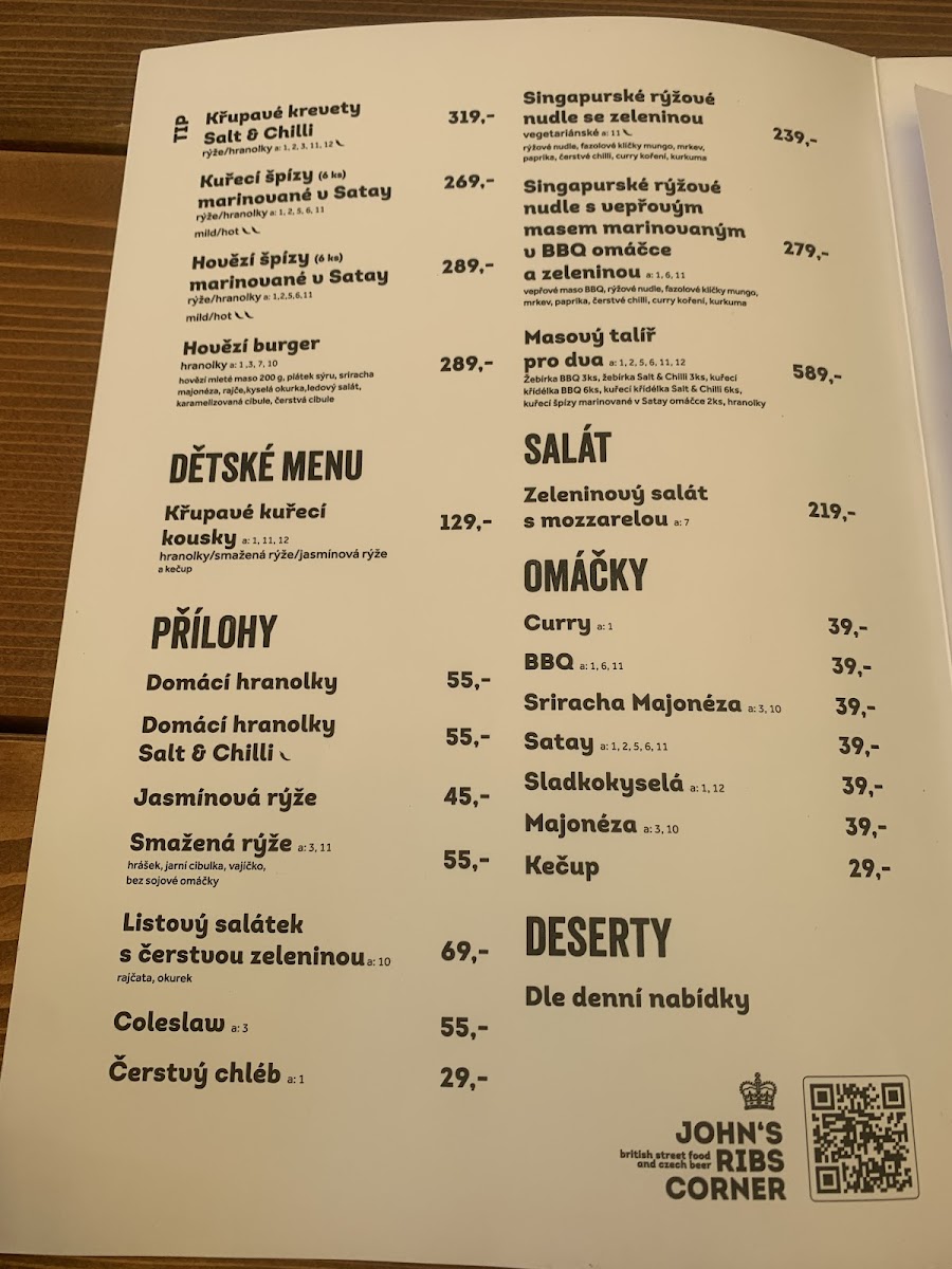 Menu John's Ribs Bistro-1