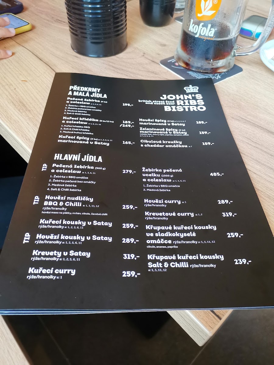 Menu John's Ribs Bistro-2