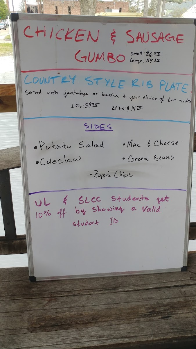 Menu Johnson's Boucanière-8