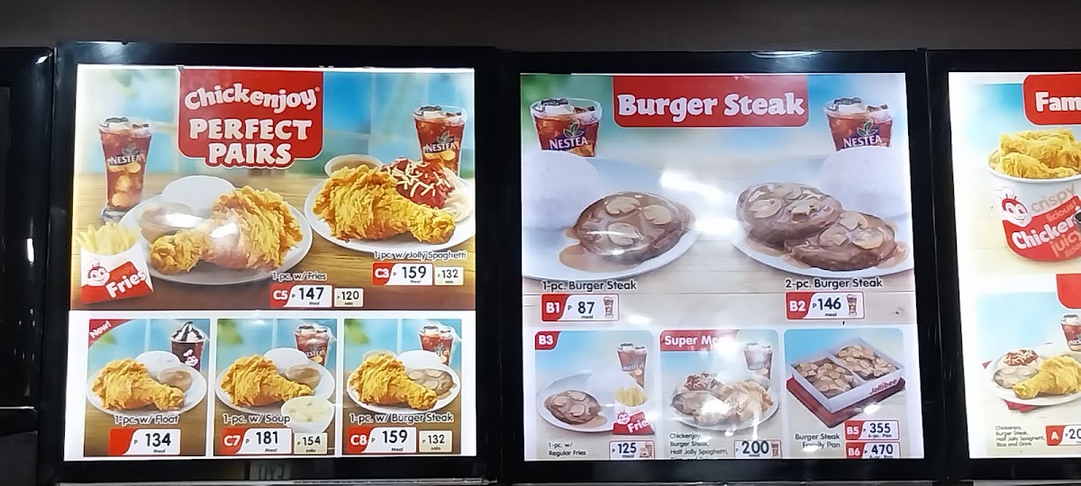 Menu Jollibee Centris Mall-2