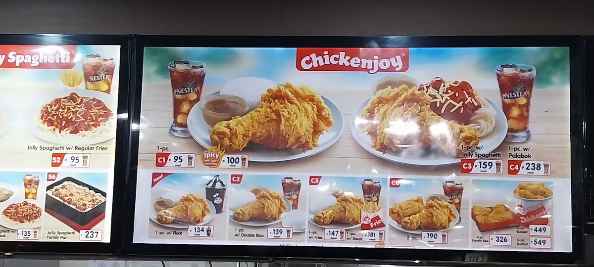 Menu Jollibee Centris Mall-3