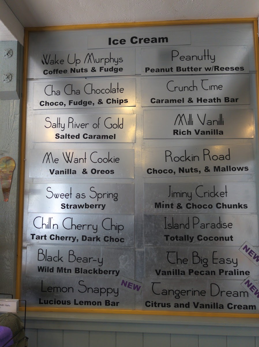 Menu Joma's Artisan Ice Cream-4