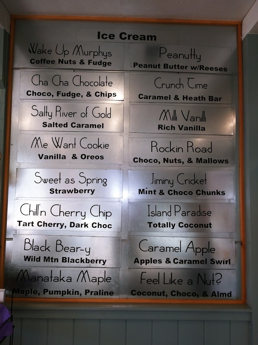 Menu Joma's Artisan Ice Cream-5