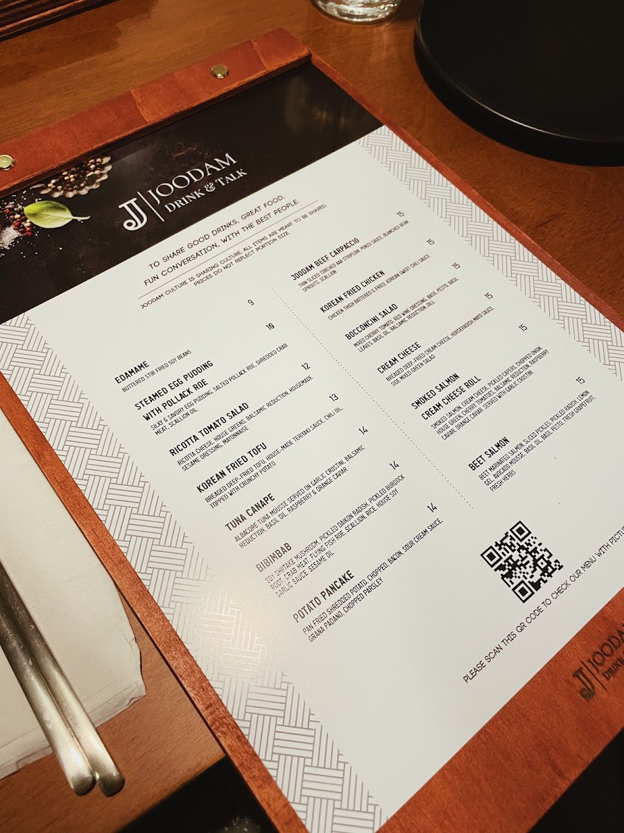 Menu Joodam-10