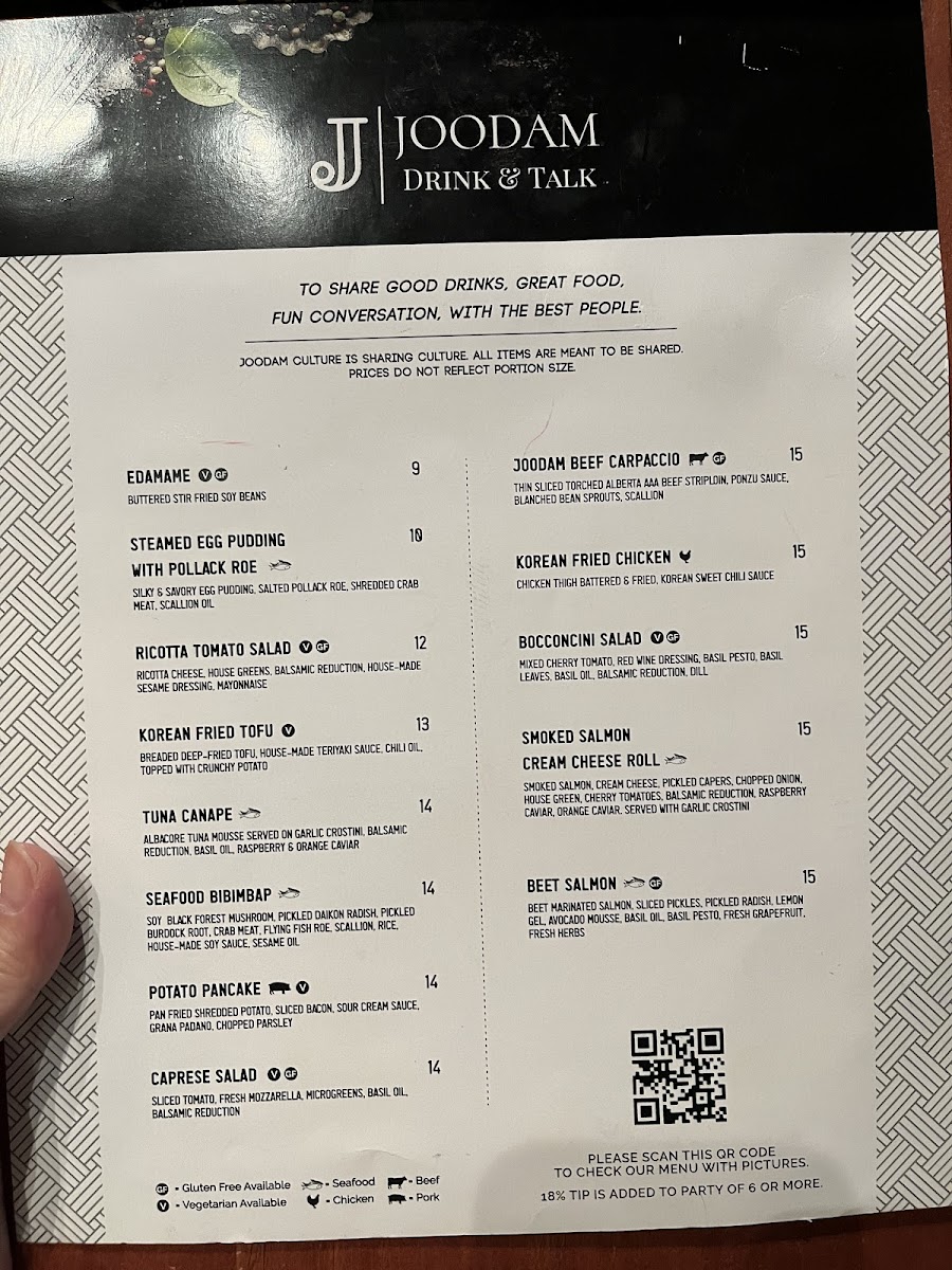 Menu Joodam-3