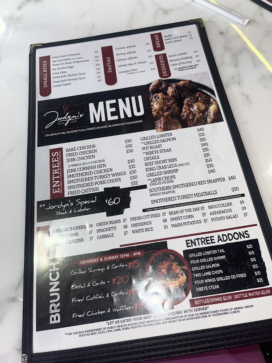 Menu Jordyn’S Soul Cafe-7