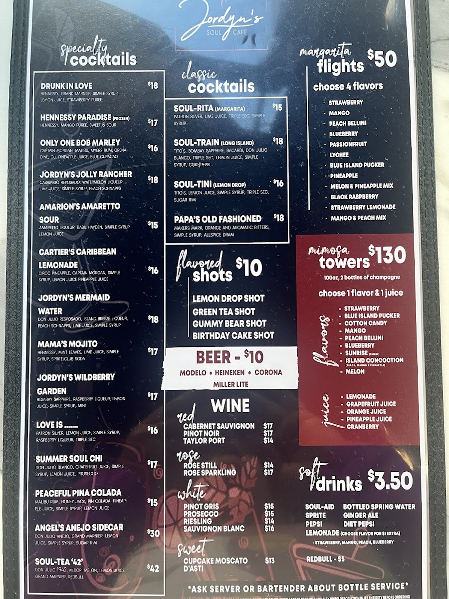 Menu Jordyn’S Soul Cafe-9