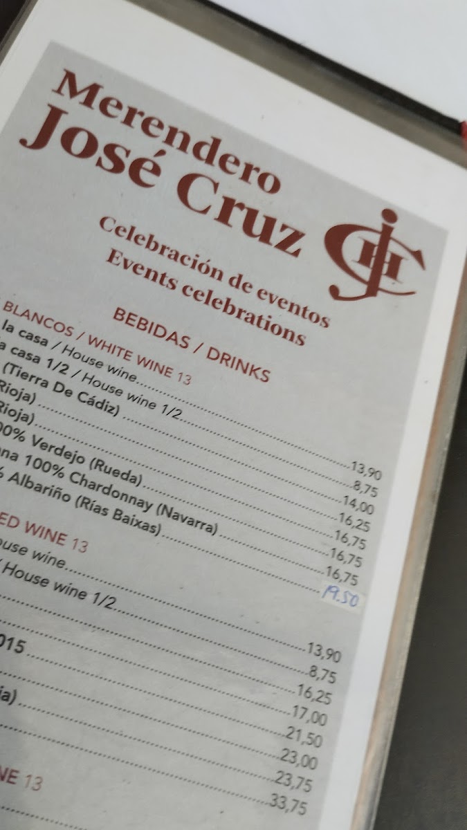 Menu José Cruz Restaurant-3