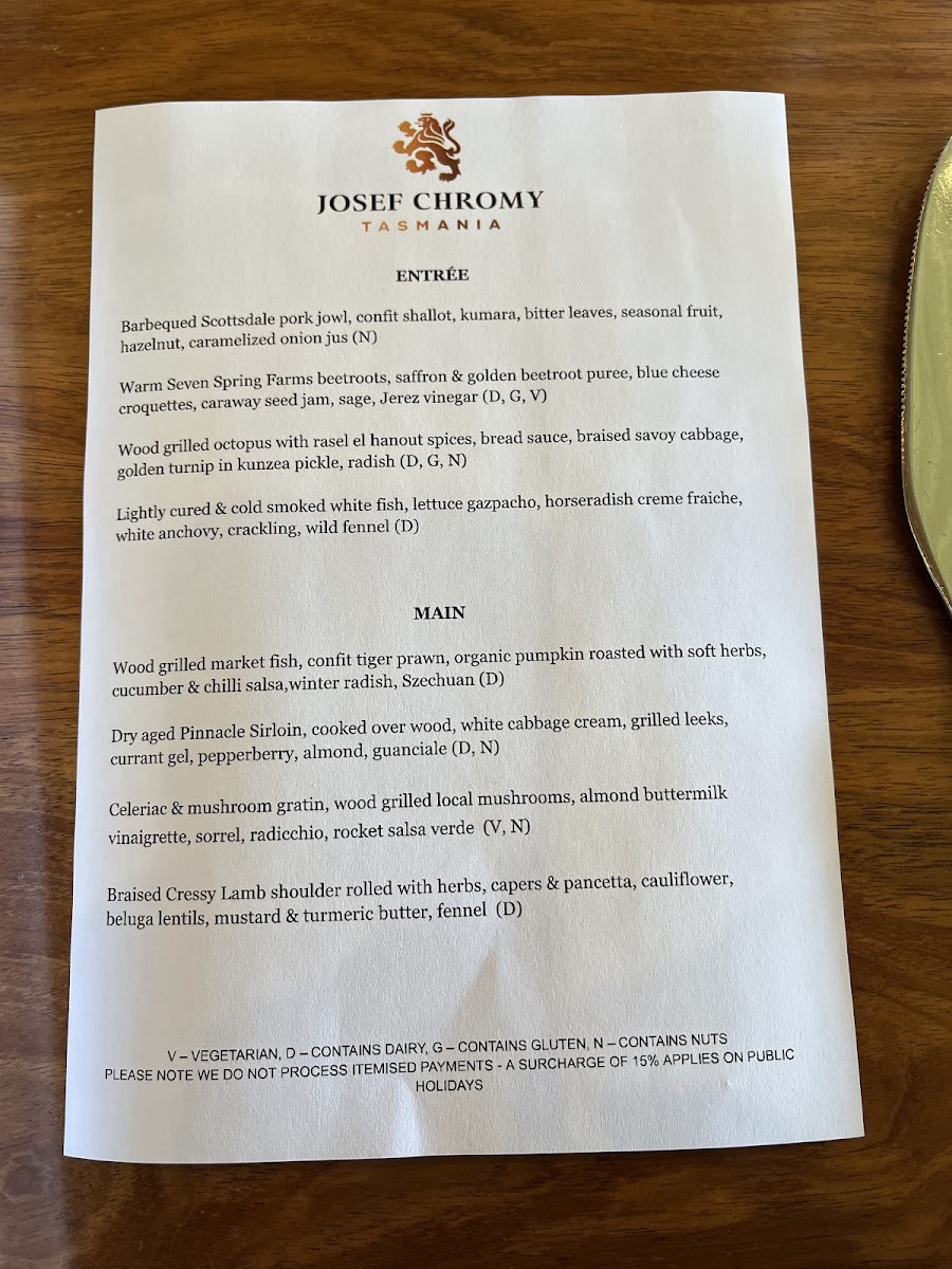 Menu Josef Chromy Wines-4