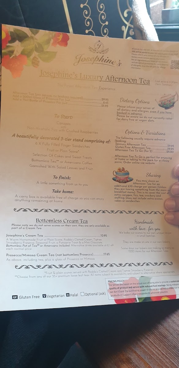 Menu Josephine's-8