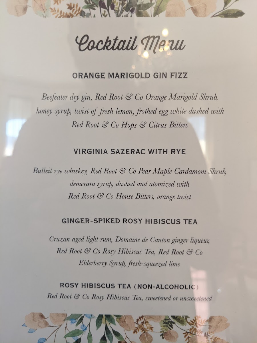Menu Joshua Wilton House-5
