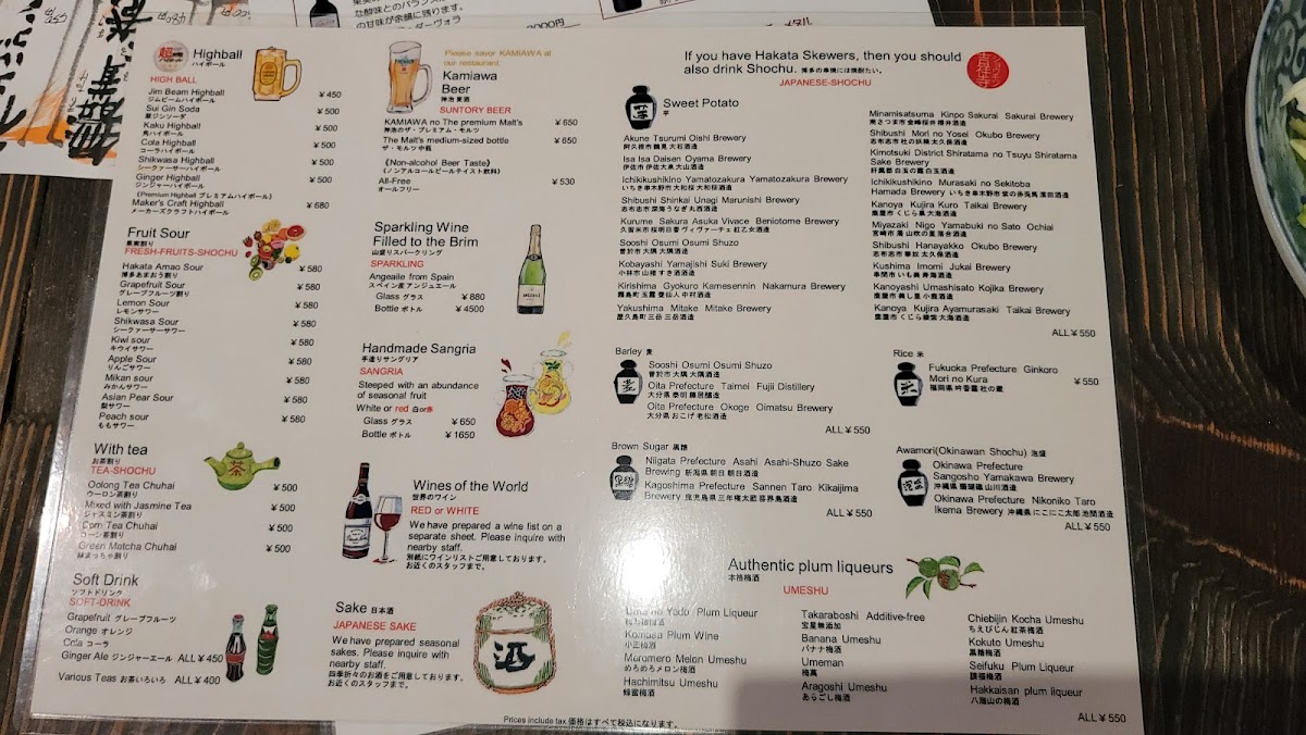 Menu Joumon-1