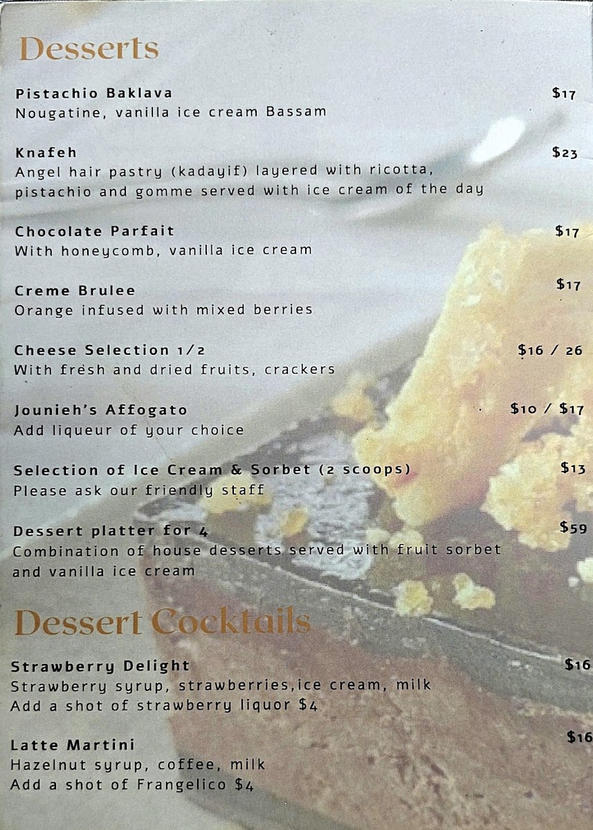 Menu Jounieh Walsh Bay-3
