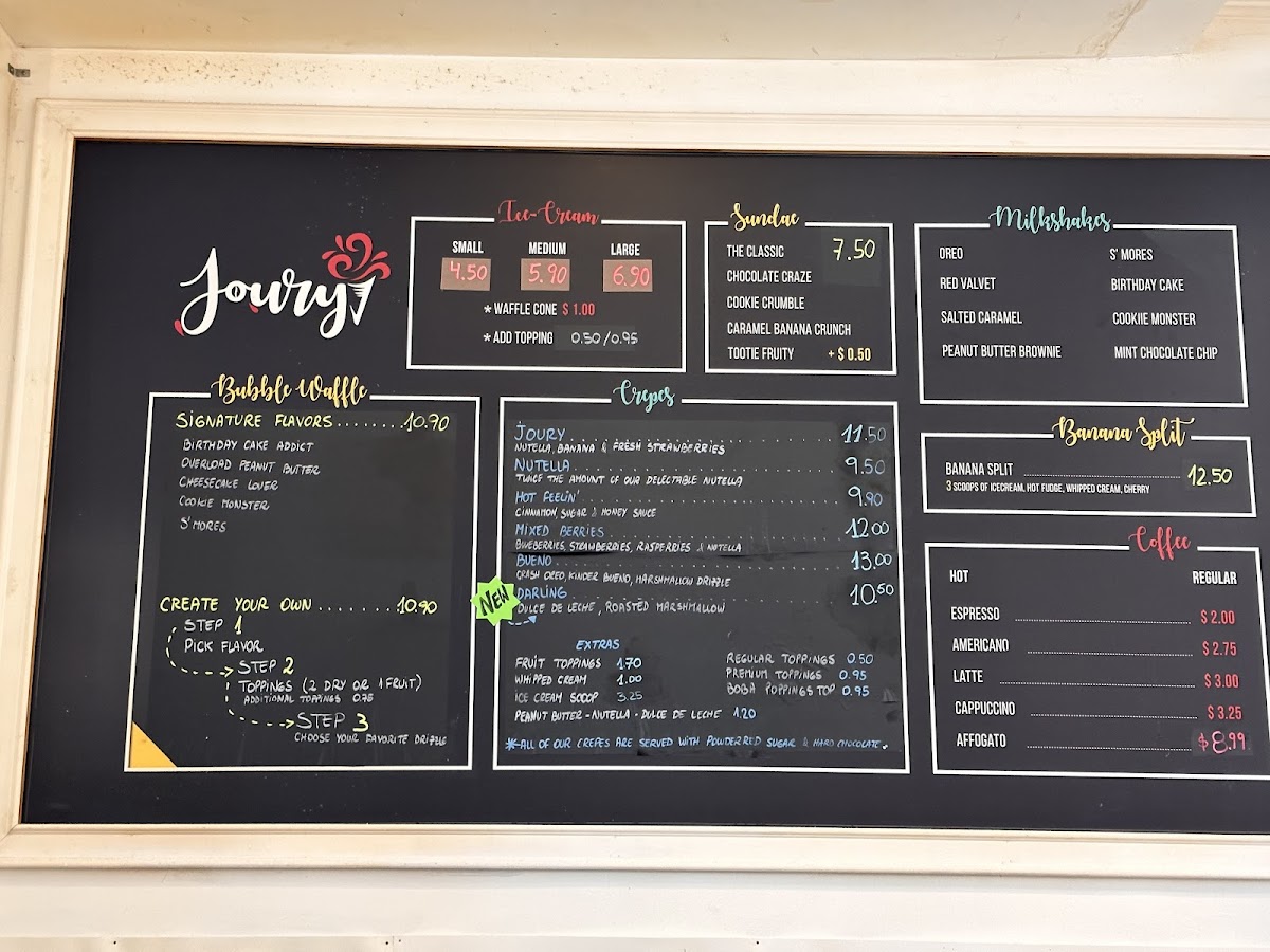 Menu Joury Boutique Café Avalon Park-2