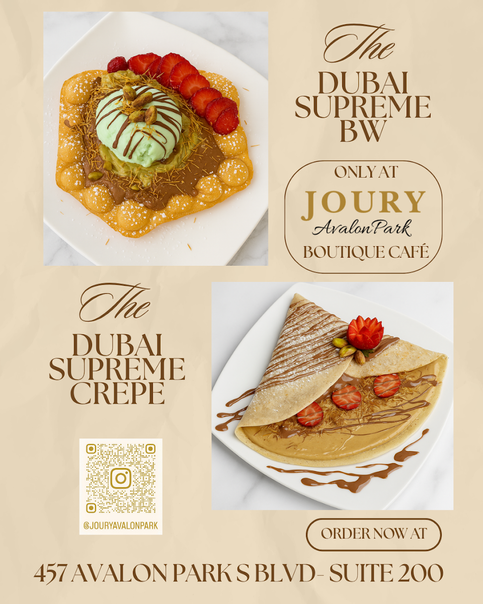 Menu Joury Boutique Café Avalon Park-5