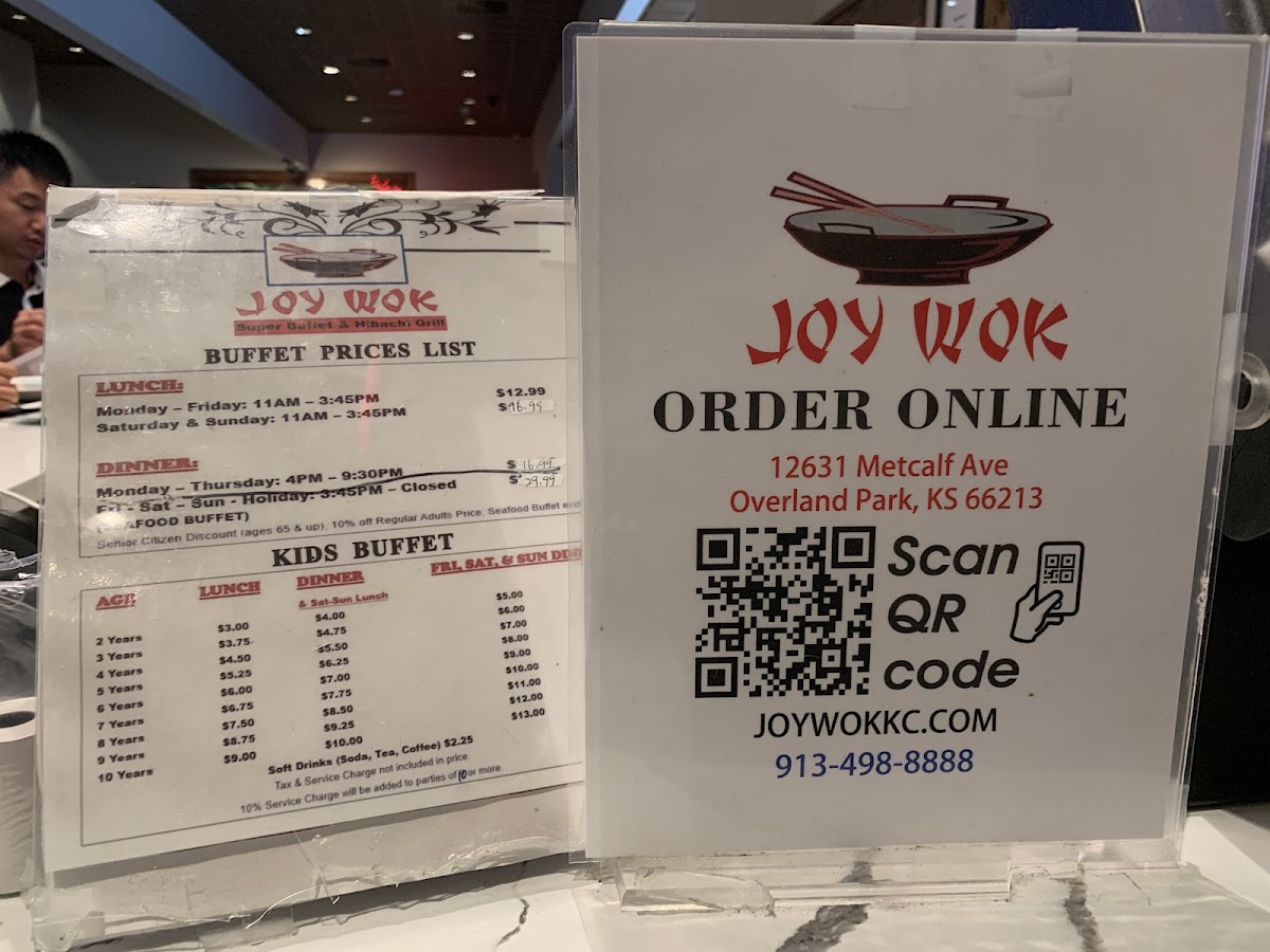Menu Joy Wok Super Buffet - Overland Park-3