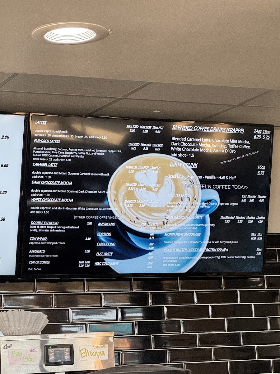 Menu Joyful Noise Coffee-1