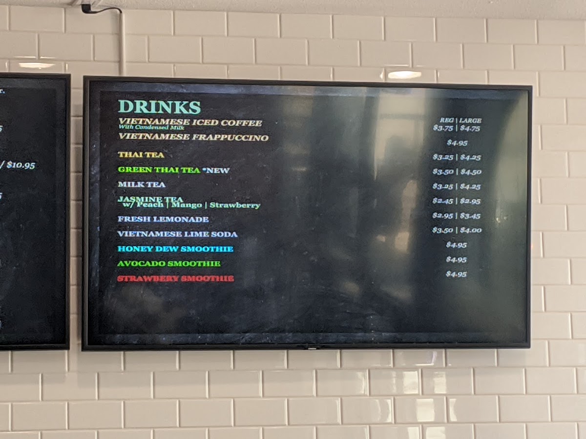 Menu J&q Vietnamese Sandwich And Cafe-10