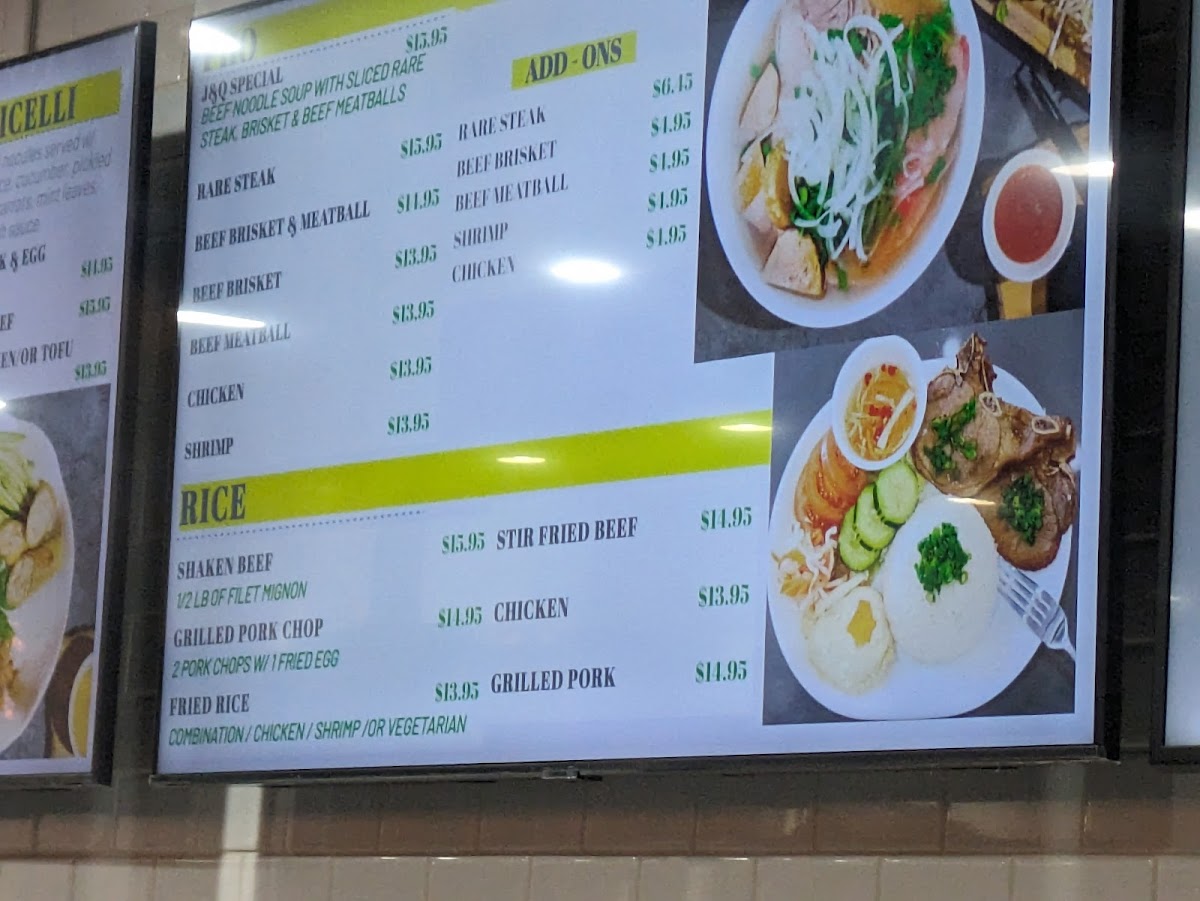 Menu J&q Vietnamese Sandwich And Cafe-3