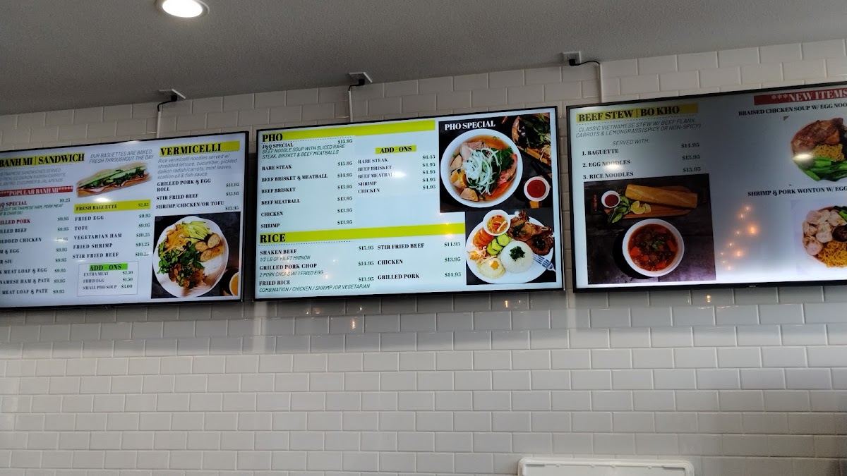 Menu J&q Vietnamese Sandwich And Cafe-8