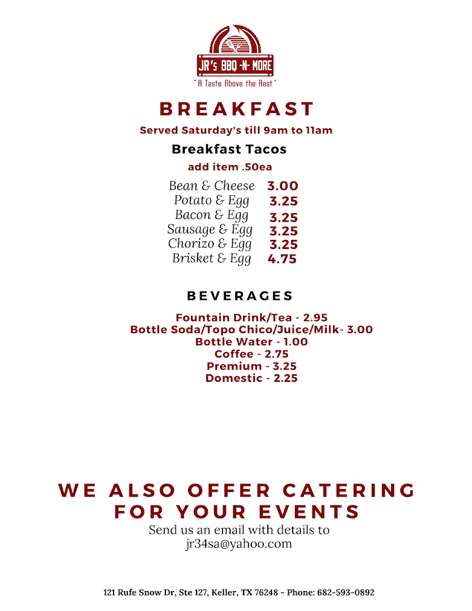 Jr's-Bbq-N-More Menu-2