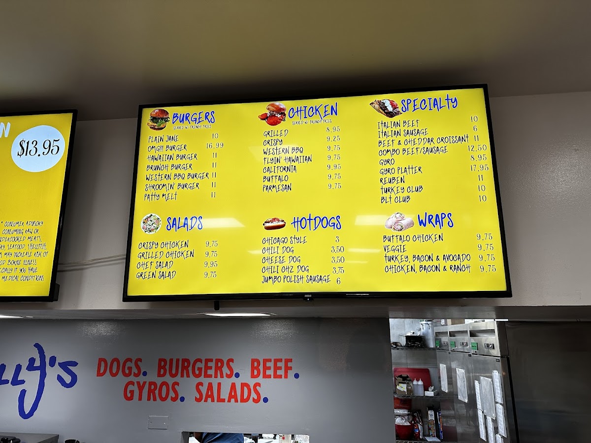 Menu J's Phillys-9