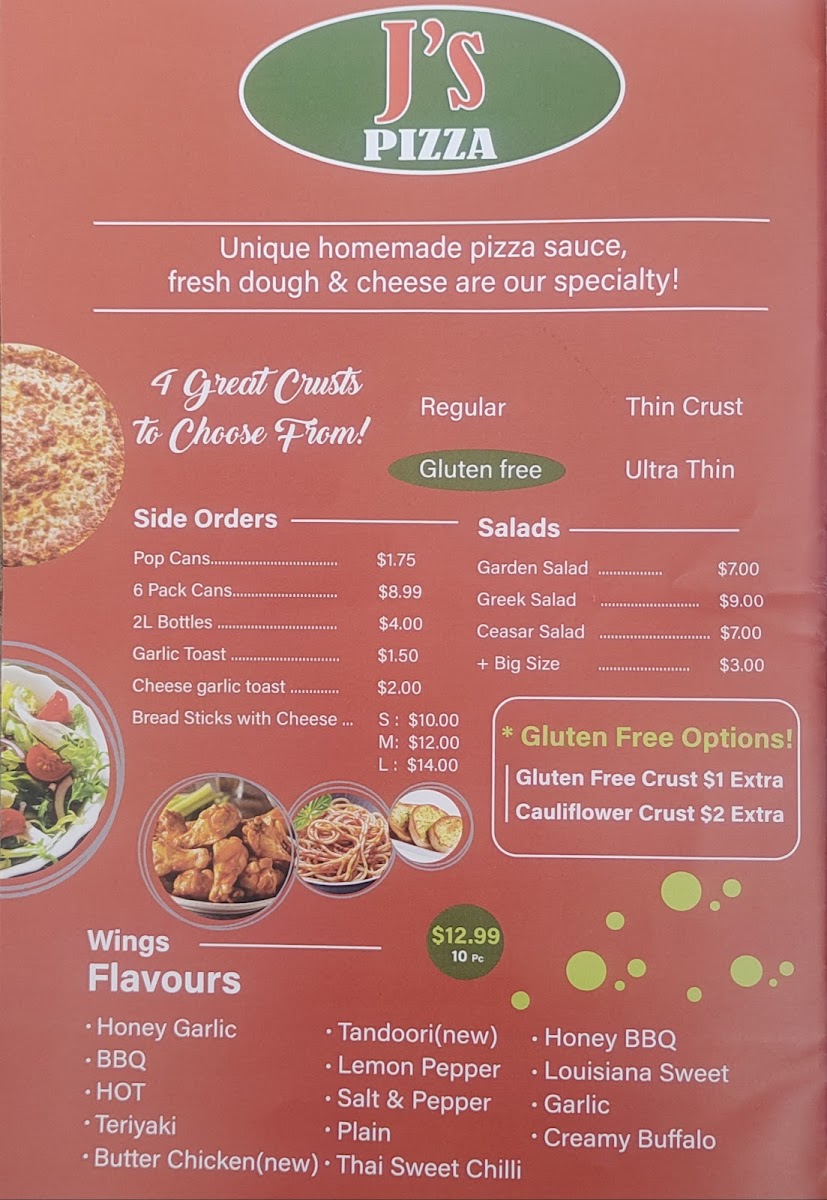 Menu J's Pizza & Bar-3