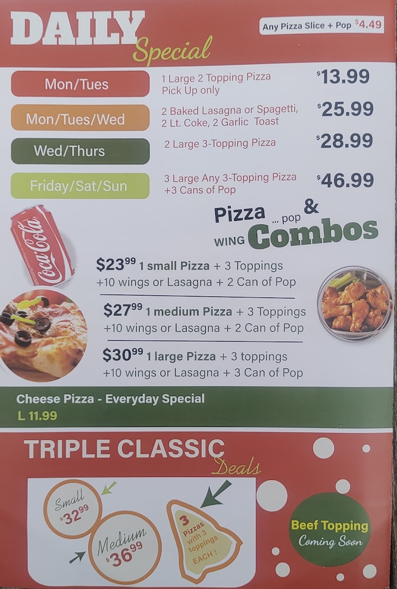 Menu J's Pizza & Bar-5