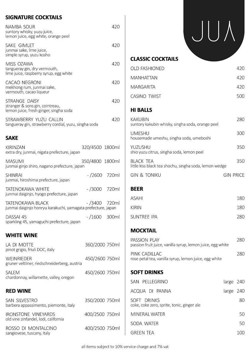 Menu Jua Izakaya-2
