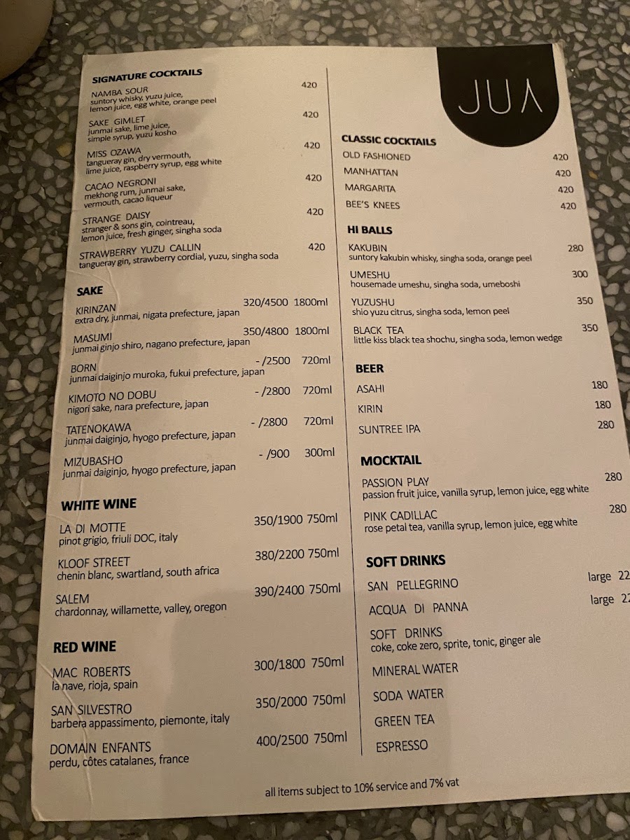 Menu Jua Izakaya-9