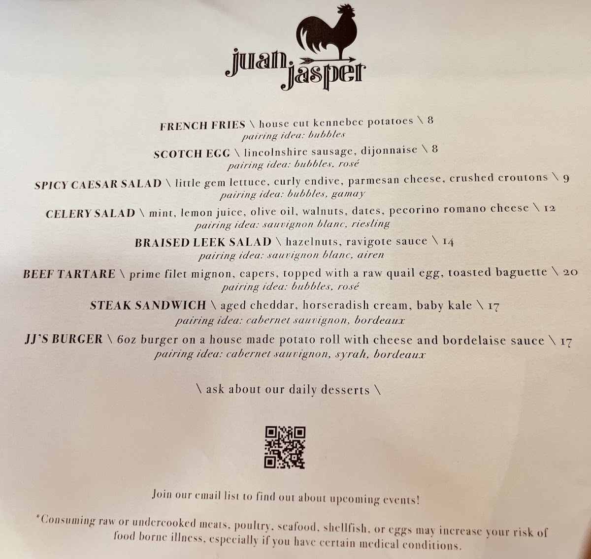Menu Juan Jasper Kitchen & Wine-3