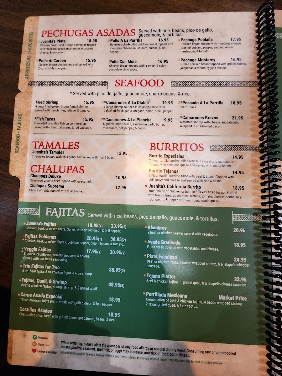 Menu Juanita's Mexican Kitchen-2