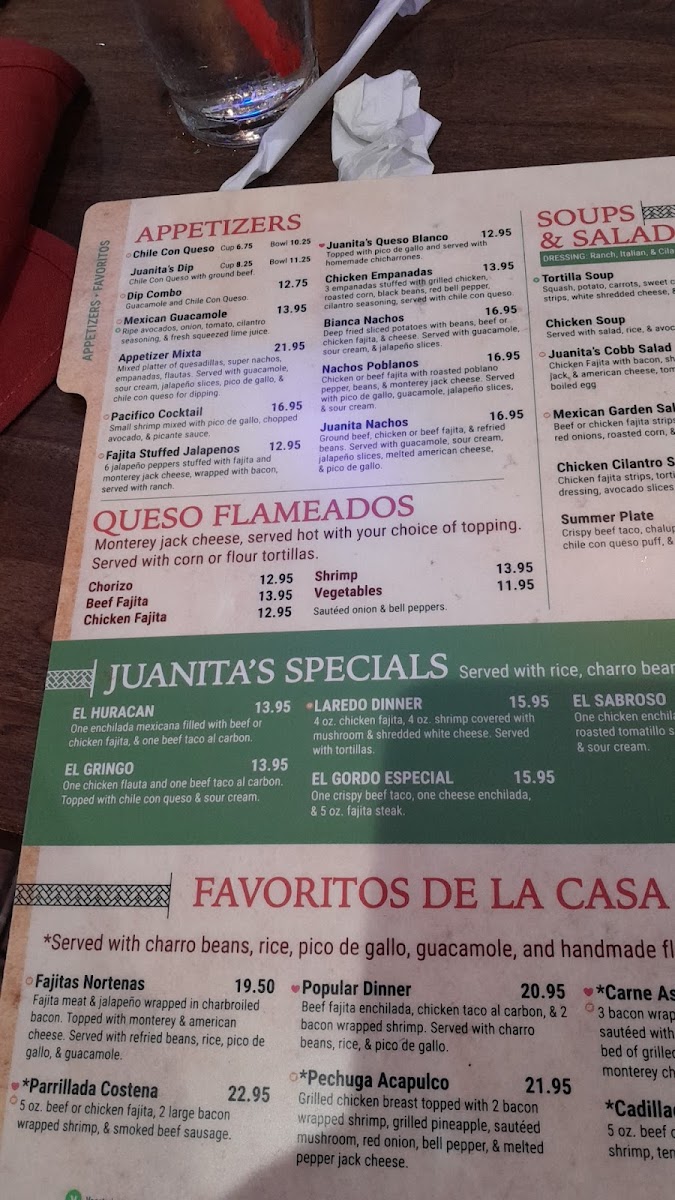 Menu Juanita's Mexican Kitchen-5