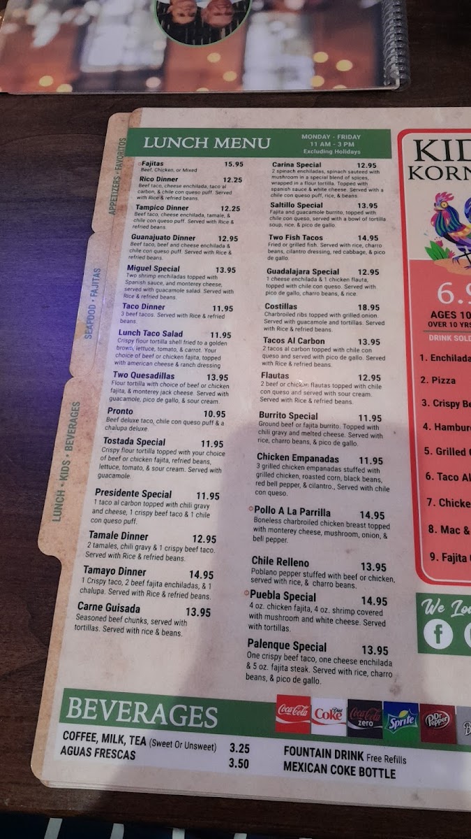 Menu Juanita's Mexican Kitchen-6