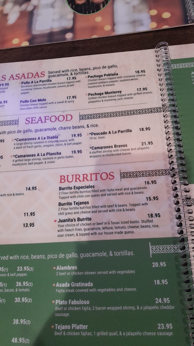 Menu Juanita's Mexican Kitchen-7