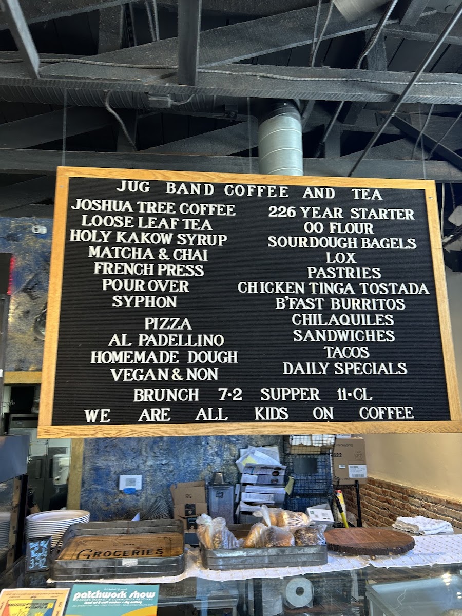 Menu Jug Band Coffee And Tea-2