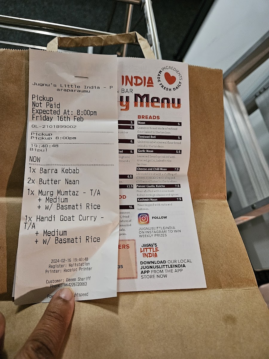 Menu Jugnus Little India-8